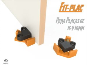 Escuadras Plásticas Para Ensamblado De Muebles Ajustable