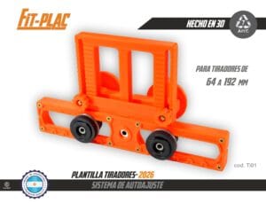 Plantilla Tiradores Carpintería