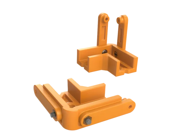 Escuadras Plásticas Para Ensamblado De Muebles 18mm (2 unidades)