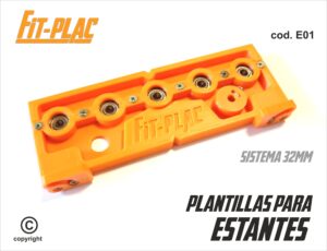 Plantilla Para Estantes Sistema 32 Para Broca 5mm