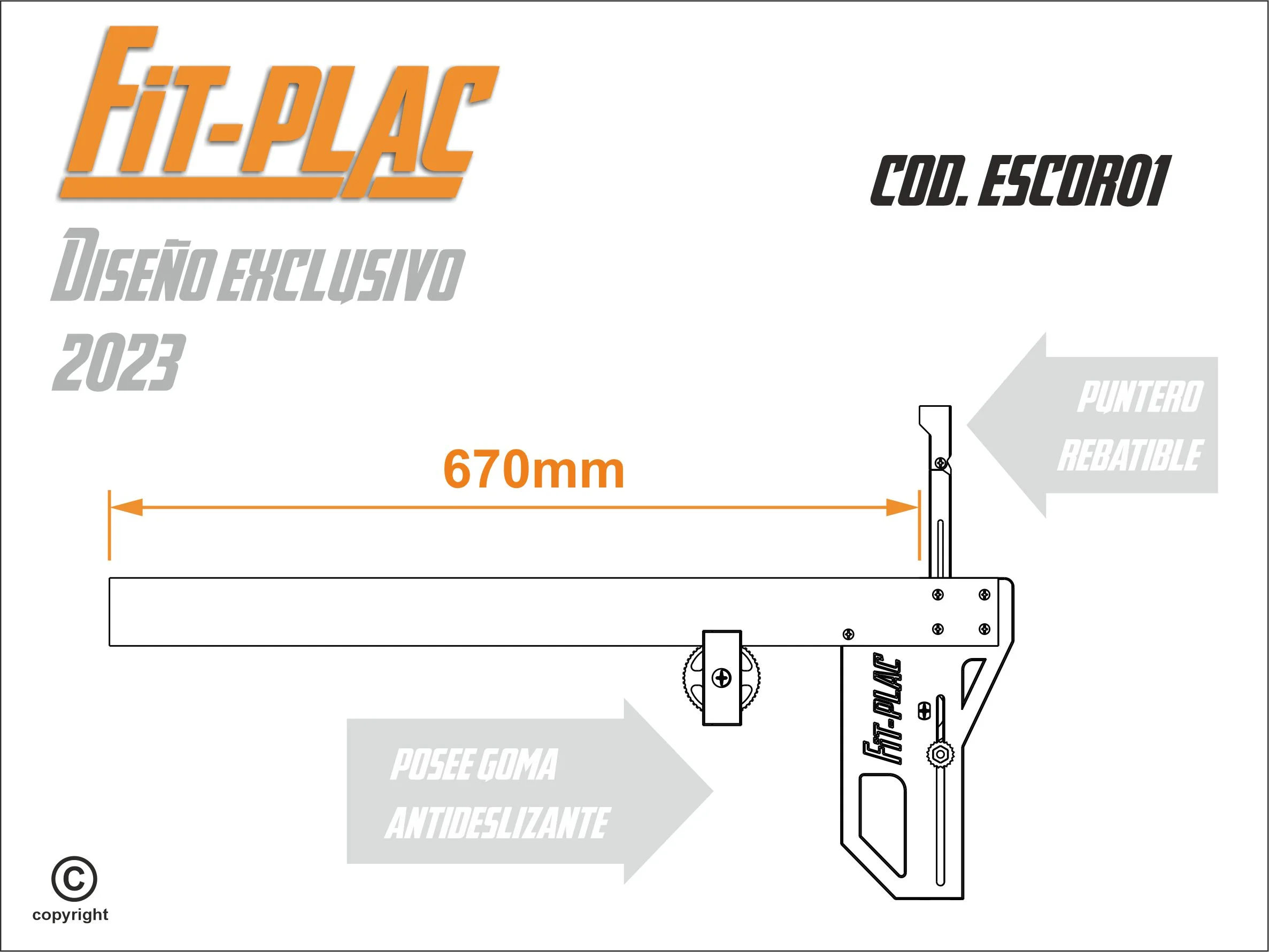 Escuadra de Corte para sierra Circular - Imagen 2