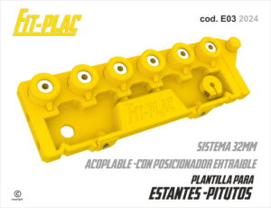 Plantilla Estantes/pitutos con posicionador