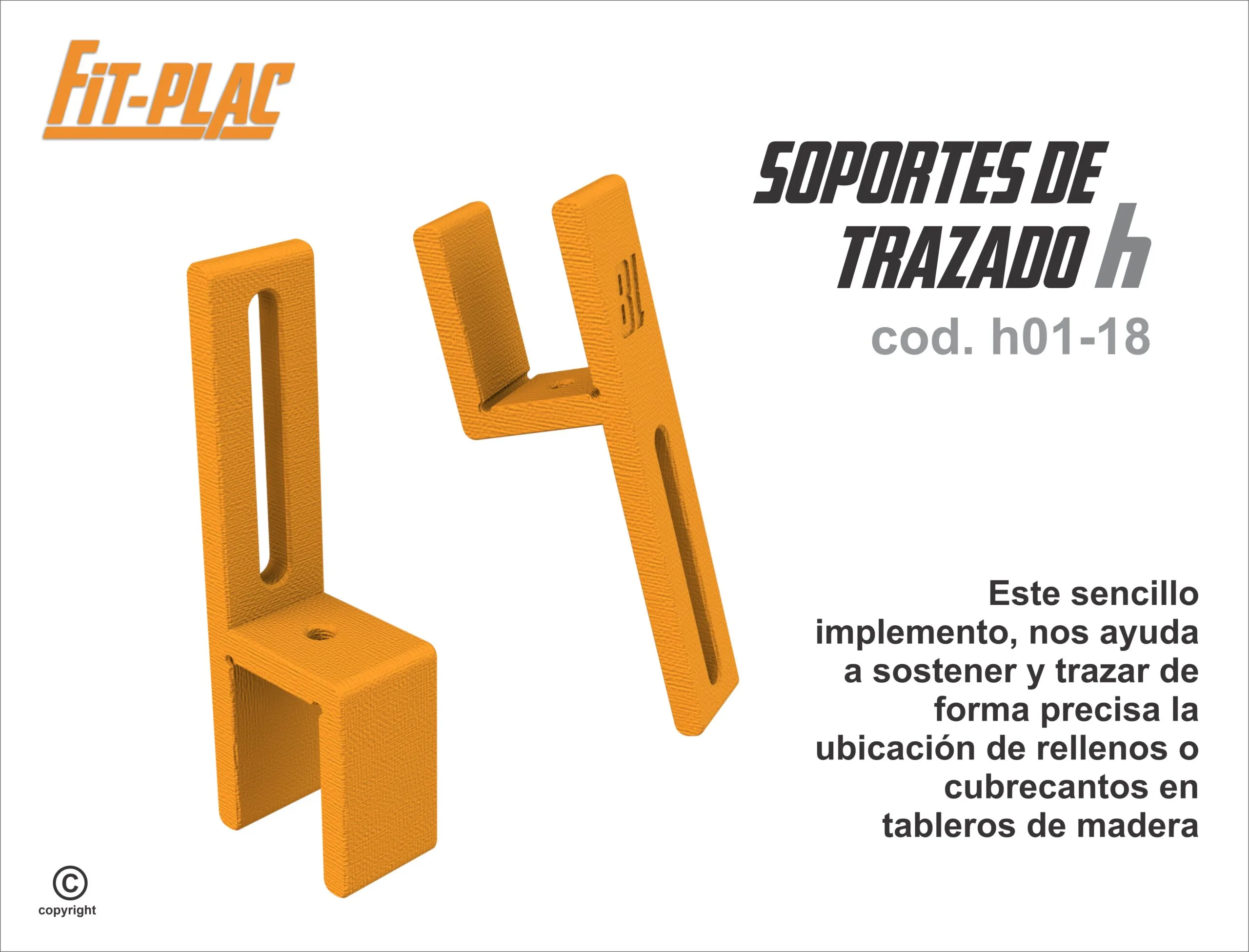 Soporte de trazado h